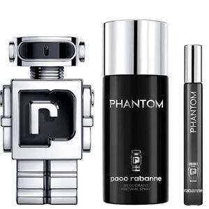 Paco Rabanne Phantom Black and Silver Set